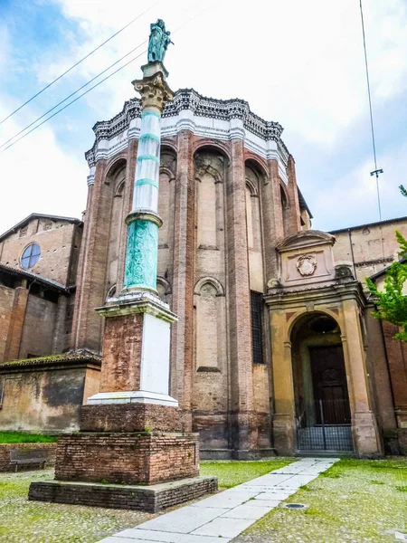 Vysokým Dynamickým Rozsahem Hdr Starověké San Domenico Kostel Bologni Emilia — Stock fotografie