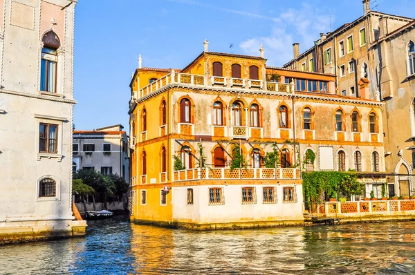 Yüksek Dinamik Aralık Hdr Görünümünü Şehir Venedik Venezia Talya — Stok fotoğraf