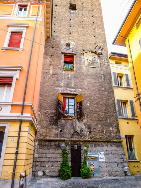 Hoher Dynamischer Bereich Hdr Ansicht Der Altstadt Von Bologna Emilia — Stockfoto