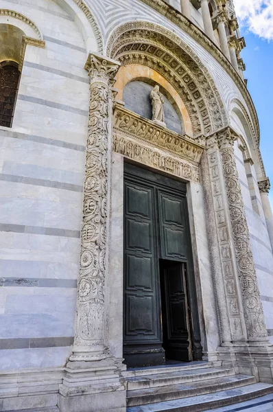 Alta Gama Dinâmica Hdr Batistério Catedral Pisa Itália — Fotografia de Stock