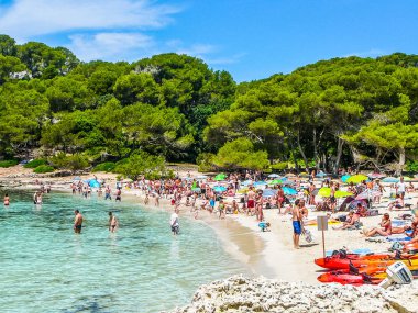 Yüksek dinamik aralık (Hdr) Minorca beach İspanya Akdeniz'de Balear Adaları