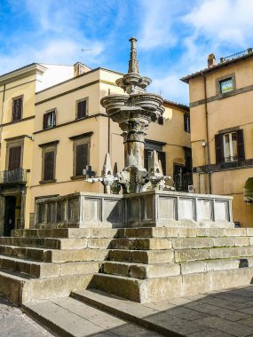 HDR Fontana Maggiore fountain in Viterbo