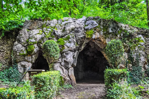 Hoher Dynamischer Bereich Hdr Castello Del Roccolo Castle Süd Piemont — Stockfoto