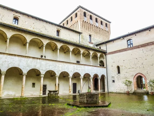 Alcance Dinâmico Hdr Castelo Torrechiara Langhirano Parma Itália — Fotografia de Stock