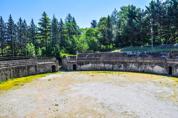 Hohe Dynamik Hdr Ruinen Des Antiken Römischen Theaters Susa Italien — Stockfoto