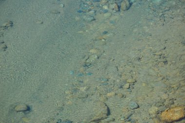 mavi su yüzeyi arka plan olarak kullanışlı