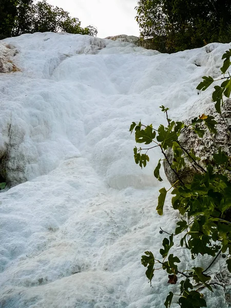 Hoog Dynamisch Bereik Hdr Fosso Bianco Bagni San Filippo Natuurlijke — Stockfoto