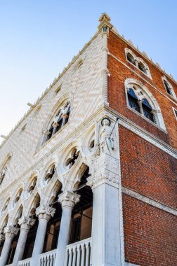 Yüksek dinamik aralık (Hdr) Doge Sarayı San Marco Meydanı'Venedik İtalya