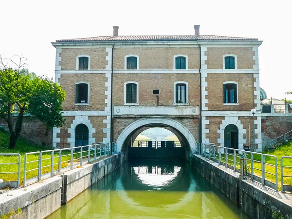 Stort Dynamiskt Omfång Hdr Forntida Vattenvägar Och Villor Padua Padova — Stockfoto