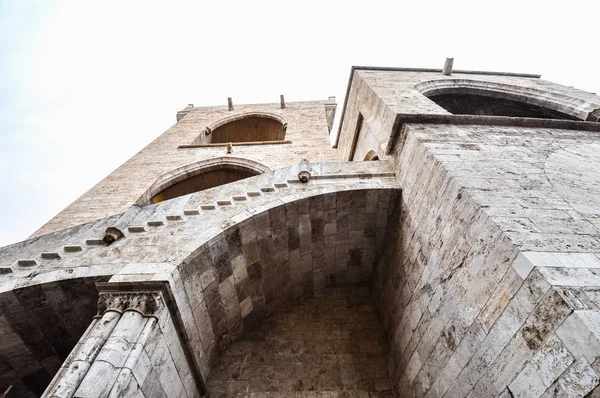 Yüksek dinamik aralık (Hdr) Torres de (Quart kuleleri anlamına gelir) Quart kent kapısı Valencia, İspanya