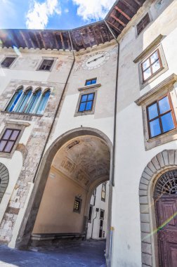 Yüksek dinamik aralık (Hdr) görünümü Piza şehir Toskana, İtalya