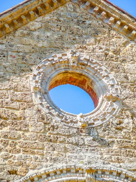 Alto Rango Dinámico Hdr Abadía Galgano Abbazia San Galgano Toscana —  Fotos de Stock
