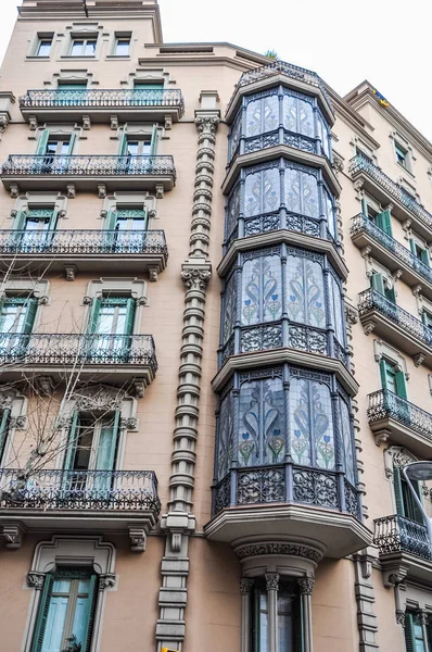 Alto Rango Dinámico Hdr Vista Ciudad Barcelona Cataluña España —  Fotos de Stock