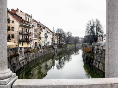 Yüksek Dinamik Aralık (Hdr) görünümü Slovenya Ljubljana şehir