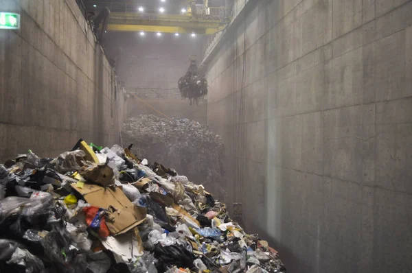 トリノ近くのグルリアスコ工場廃棄物からのエネルギー — ストック写真