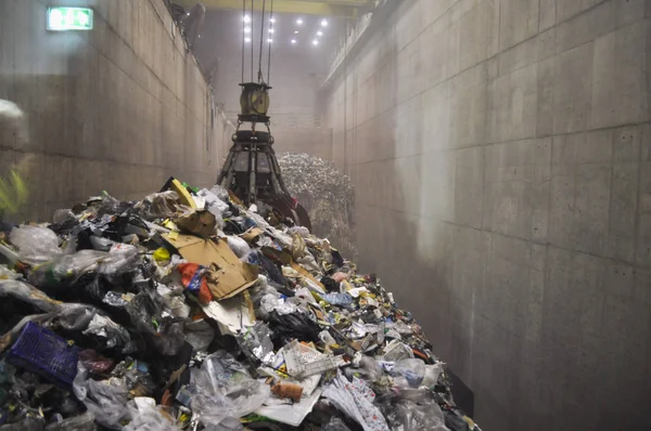 トリノ近くのグルリアスコ工場廃棄物からのエネルギー — ストック写真