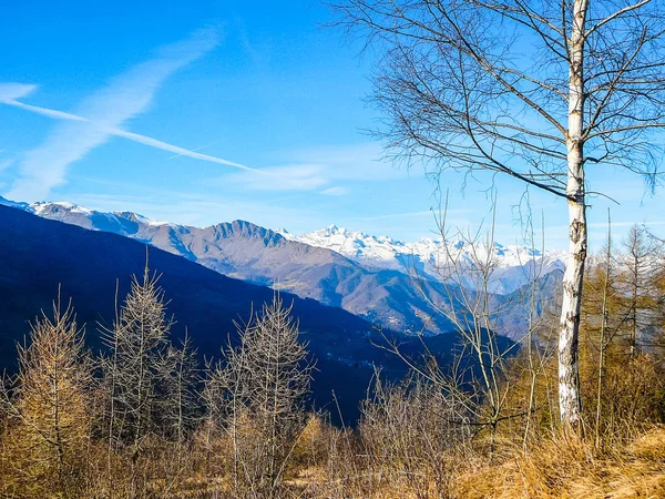 Haute Gamme Dynamique Hdr Vue Sur Vallée Col Del Lis — Photo