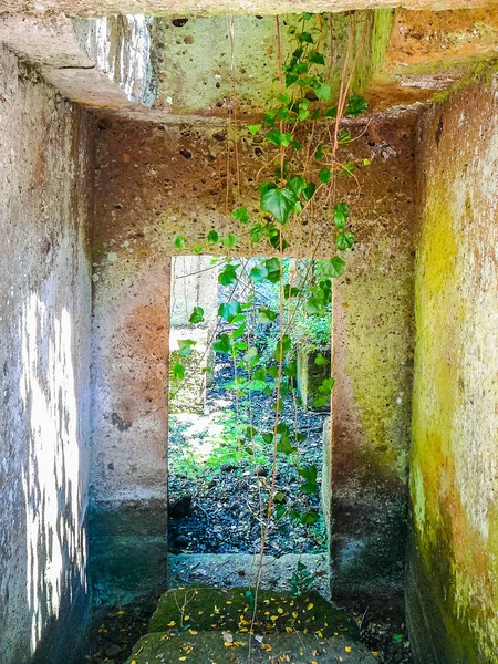 HDR Necrópolis etrusca de la Banditaccia en Cerveteri —  Fotos de Stock