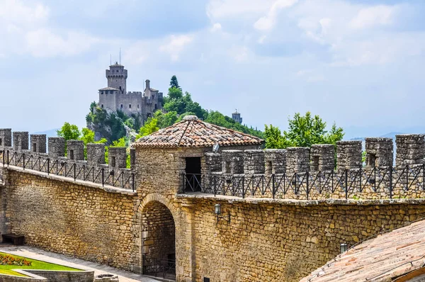 Alto Rango Dinámico Hdr Rocca Guaita República San Marino — Foto de Stock