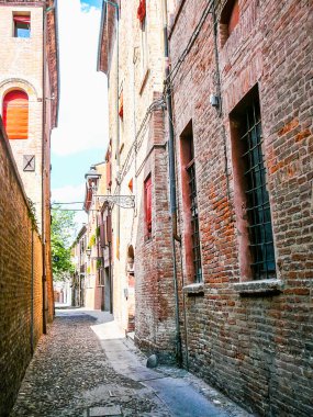 Yüksek Dinamik Aralık (Hdr) görünümü Ferrara şehir Emilia Romagna, İtalya