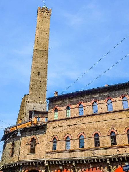 High dynamic range (HDR) View of Bologna old town in Emilia Romagna Italy