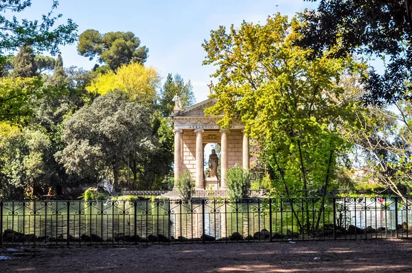 High Dynamic Range Hdr Villa Borghese Pinciana Pincian Hill Rome — Stock Photo, Image