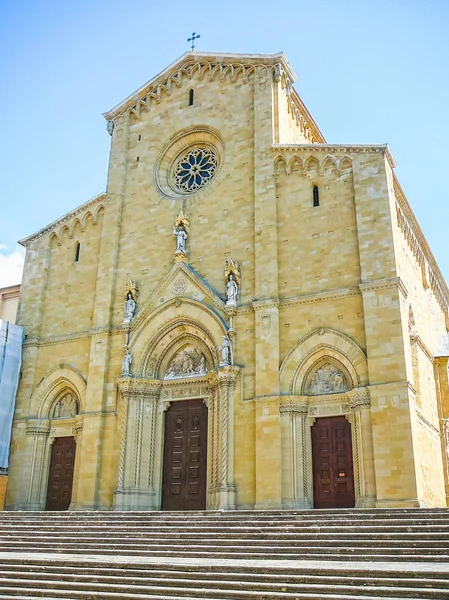 High Dynamic Range Hdr Veduta Della Città Arezzo Toscana Duomo — Foto Stock