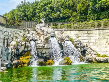 Yüksek dinamik aralık (Hdr) bahçeleri ve çeşmeler Caserta, İtalya