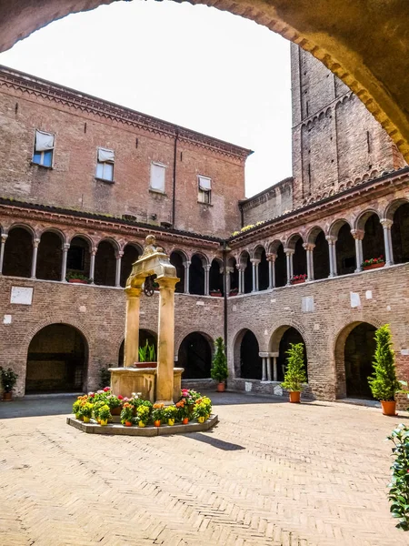 Alta Gama Dinâmica Hdr Igreja Santo Stefano Bolonha Emilia Romagna — Fotografia de Stock