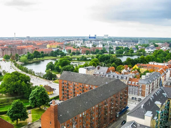 高动态范围 Hdr 视图的丹麦哥本哈根市 — 图库照片
