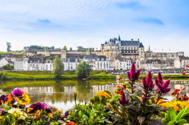 Yüksek dinamik aralık (Hdr) Kraliyet Chateau Amboise Indre'deki/daki oteller içinde et Loire departmanı Fransa Loire Vadisi'nin