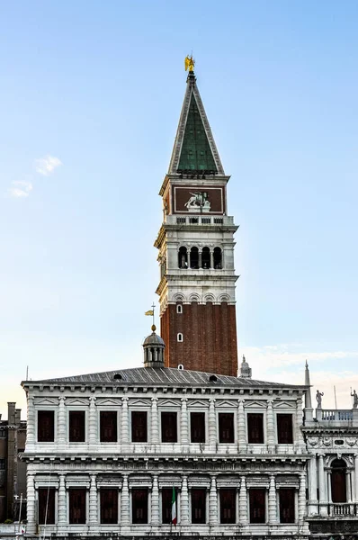 Vysokým Dynamickým Rozsahem Hdr Kostelní Náměstí San Marco Benátkách Venezia — Stock fotografie