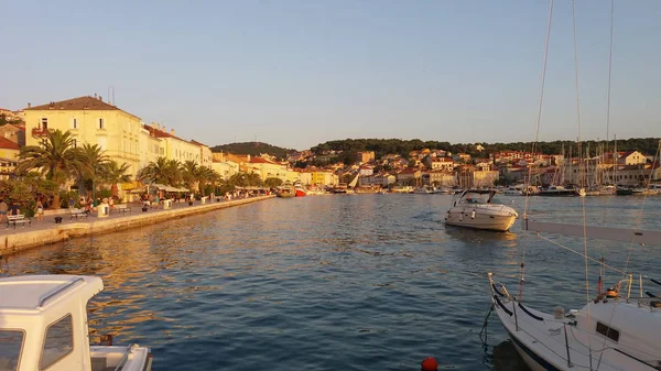 Losinj Croazia Circa Luglio 2016 Veduta Del Porto Lussino — Foto Stock