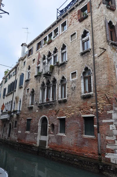 Vista Canal Venecia Italia — Foto de Stock