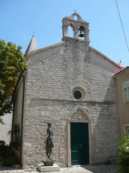 Igreja Cidade Osor Croácia — Fotografia de Stock