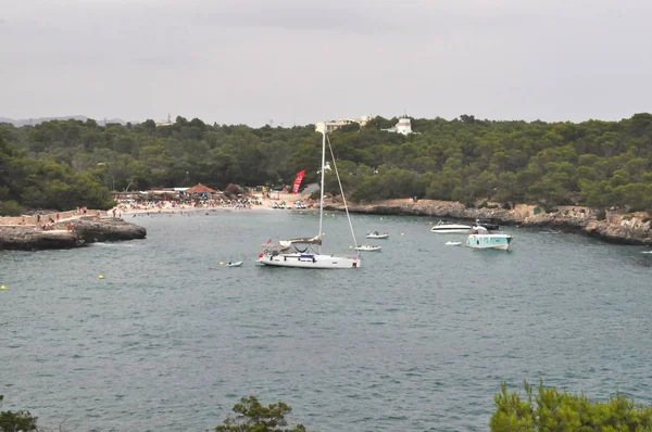 Cala Mondrago playa en Mallorca — Foto de Stock