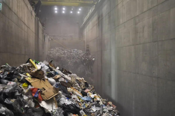 Energi från avfall anläggning i Grugliasco nära Turin — Stockfoto