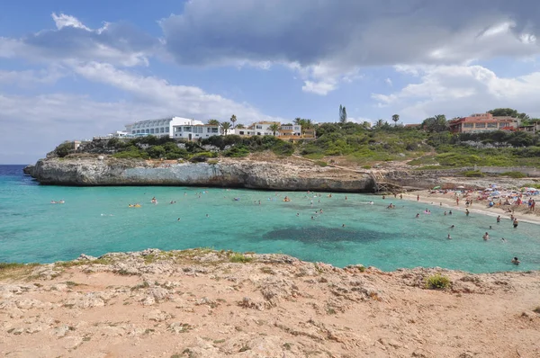 Cala Domingo Strand auf Mallorca — Stockfoto