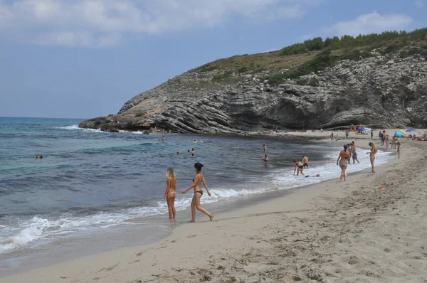 Mayorka Cala Torta beach — Stok fotoğraf