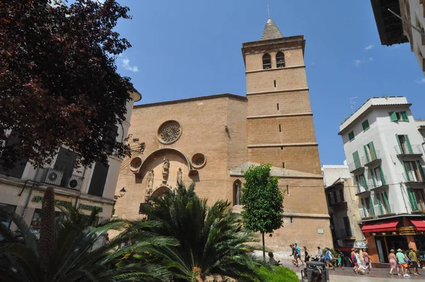 Santa Eulalia church w Palma De Mallorca — Zdjęcie stockowe