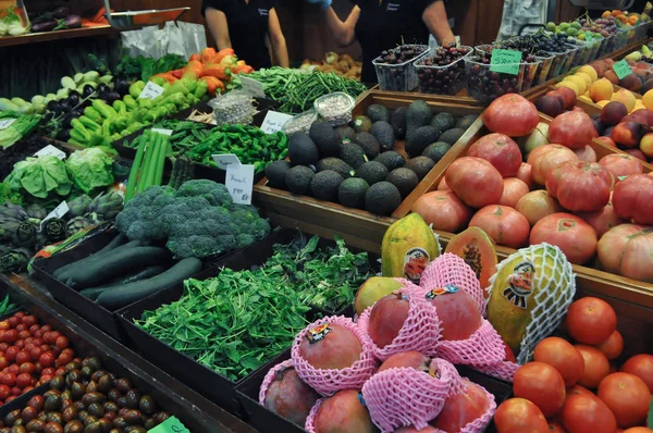Grönsaker marknaden på Mallorca — Stockfoto