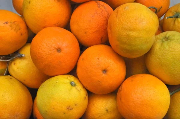 Naranja Dulce Citrus Sinensis Fruta Comida Vegetariana — Foto de Stock
