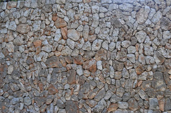 Muro Piedra Gris Útil Como Fondo — Foto de Stock