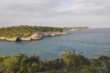 Cala Mondrago beach Majorca, İspanya