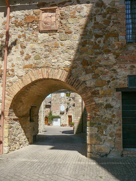 Widok Miasto Murlo Włochy — Zdjęcie stockowe