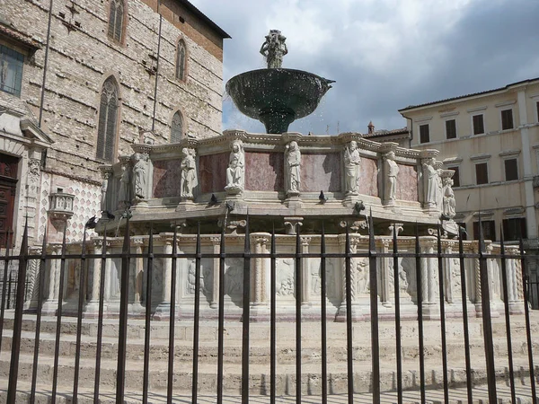 Kilátás Nyílik Városra Perugia Olaszország — Stock Fotó