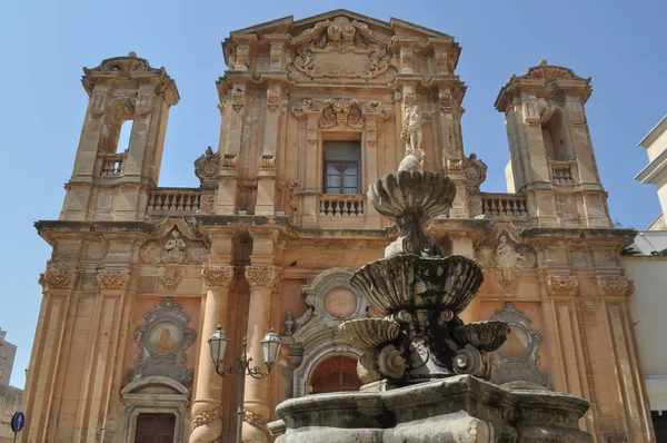 Chiesa Del Purgatorio Cathedral Church Marsala Italy — Stock Photo, Image