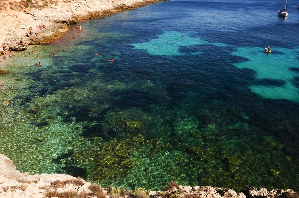 Plage des îles Égadiennes à Trapani — Photo