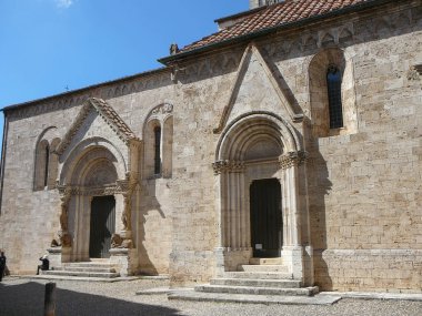 La Collegiata Kilisesi San Quirico D Orcia, İtalya