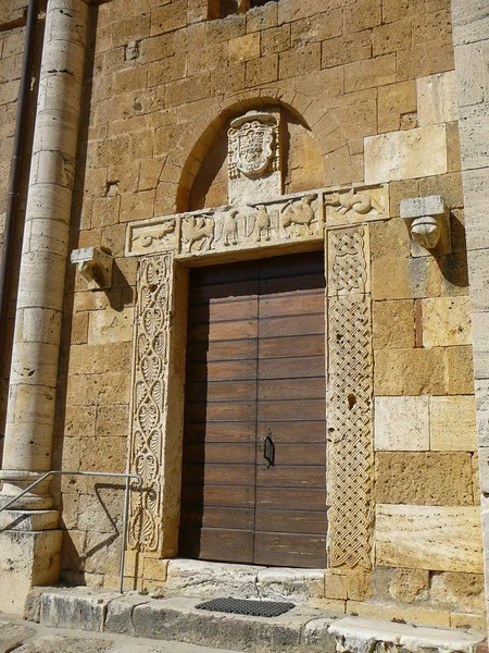 Klostret Sant Antimo Montalcino Italien — Stockfoto
